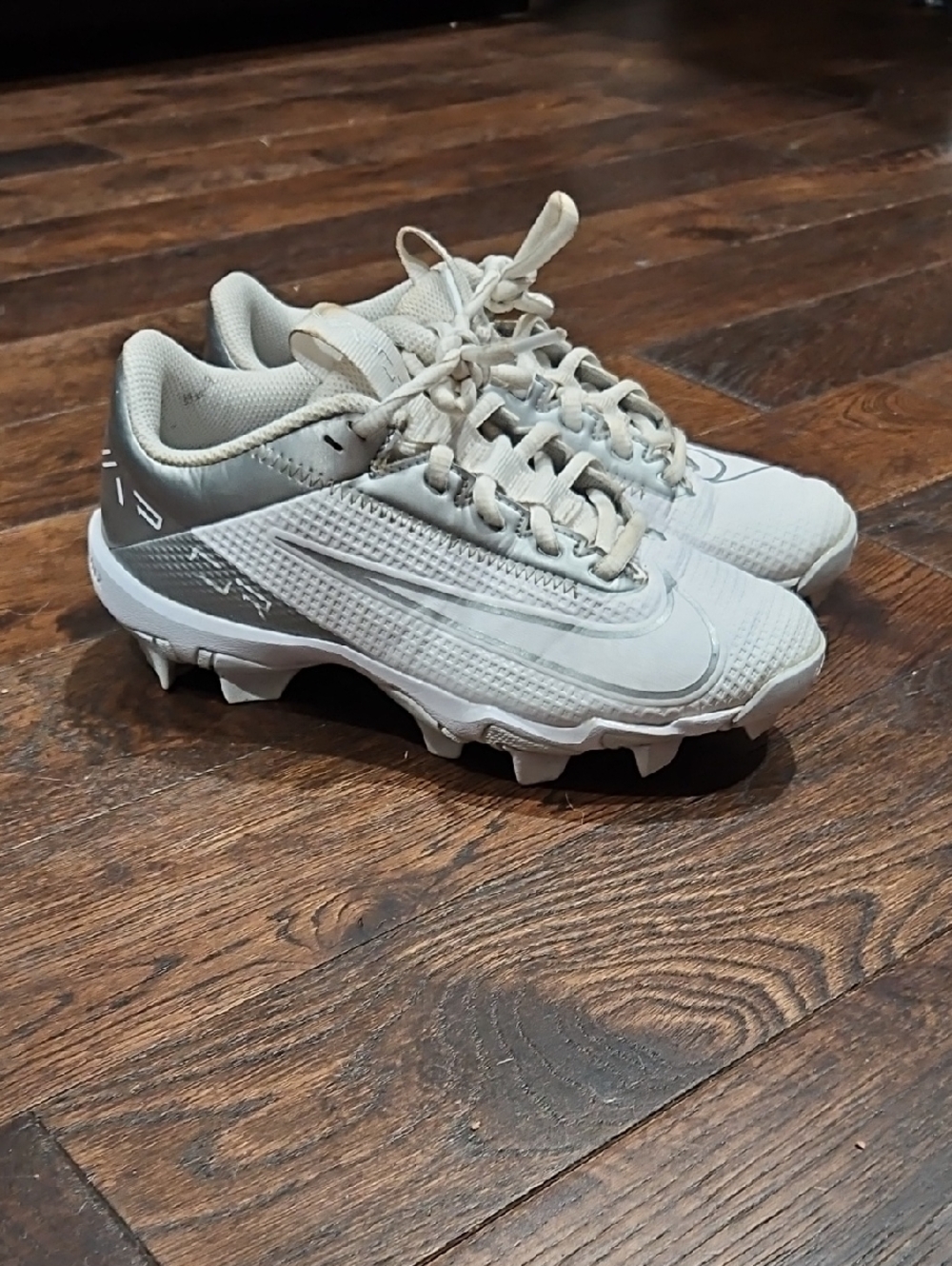 Nike White Vapor Fastflex Cleats